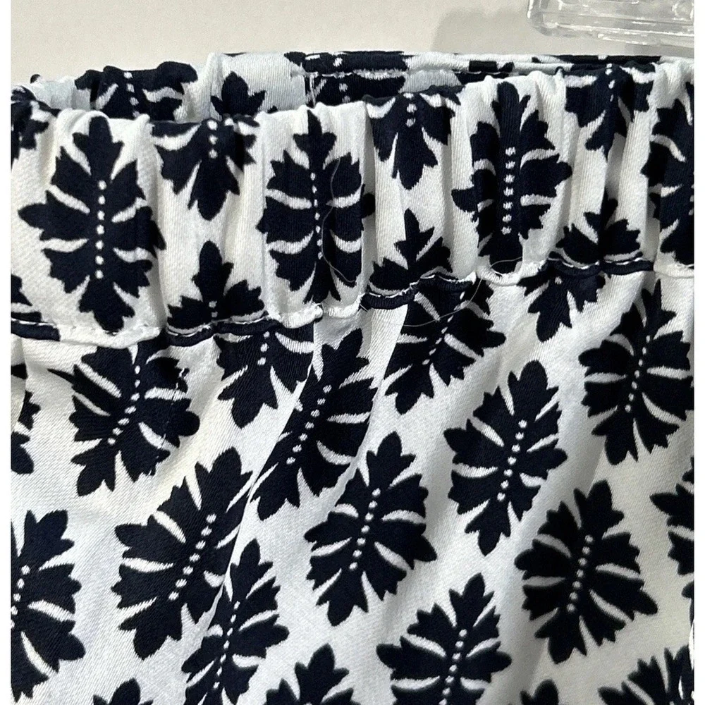 J Jill Womens Pull On Stretch Pants Smooth Fit Full Leg Print Sz XL‎ Tall EC